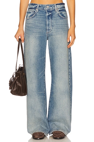 Arellia Barrel Leg Jeans With Covered Buttonfly PAIGE
