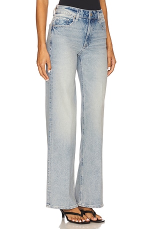 PAIGE Sasha Wide Leg Jeans in Blue