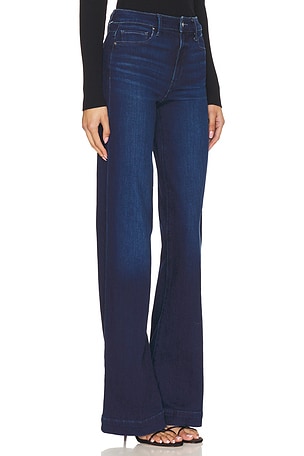 PAIGE Leena Petite Wide Leg Jeans in Blue