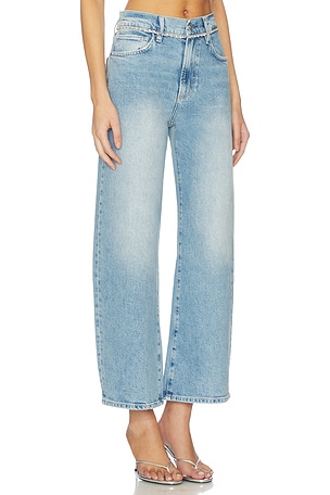 PAIGE Arellia Ankle Barrel Leg Jeans in Blue