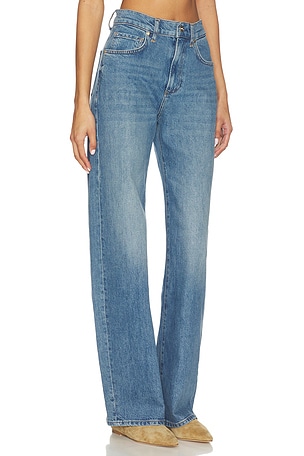 PAIGE Arellia Jeans in Blue. Size 34. Also