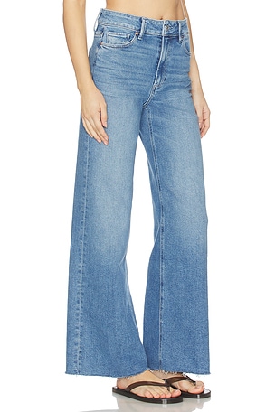 PAIGE Anessa Undone Hem Jeans in Blue. Size 33. Also