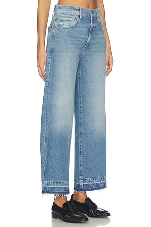 PAIGE Arellia Ankle Undone Hem Jeans in Blue