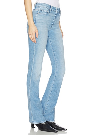 PAIGE High Rise Manhattan Boot Jeans in Blue