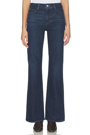 Sofia Seamed Belt Loops Flare Jeans PAIGE