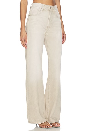 PAIGE Arellia Barrel Jeans en Neutre