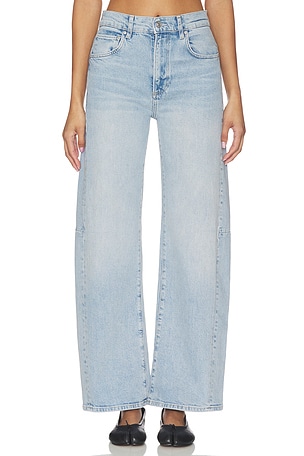 Arellia Skimmer Barrel Jeans PAIGE