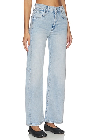 PAIGE Arellia Skimmer Barrel Jeans in Blue