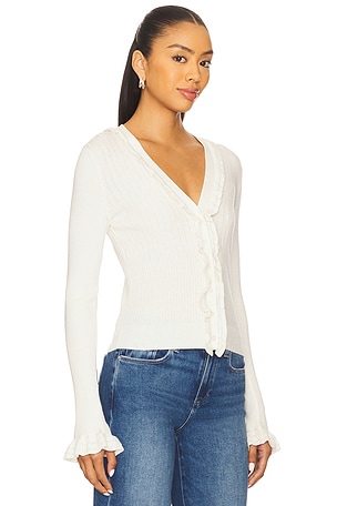 PAIGE Demetra Cardigan in White