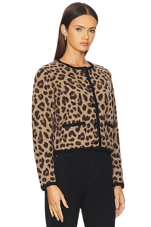 PAIGE Oberon Cardigan in Brown. Size XXS. Also