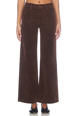 Anessa With Stitch Utility Pockets Wide Leg Corduroy Pant PAIGE