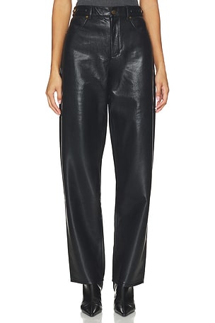 Emilie With Novelty Waistband Tapered Leg Pant PAIGE