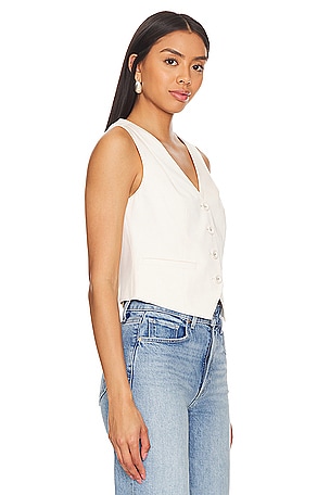 PAIGE Iris Vest in Cream