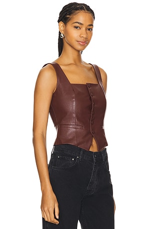 PAIGE Irene Top in Brown