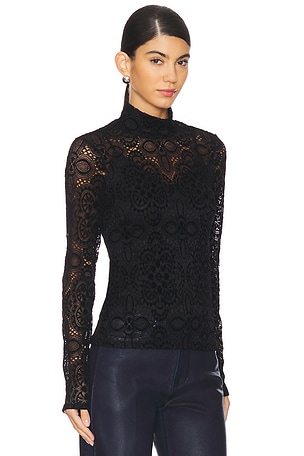 PAIGE Ursula Top in Black