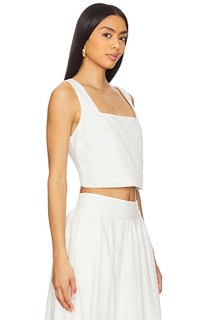 PAIGE Aelita Top in White