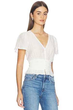 PAIGE Rive Top in White