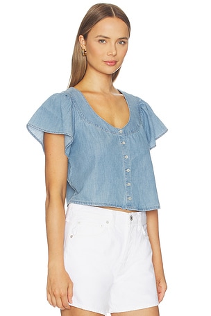 PAIGE Belle Top in Blue