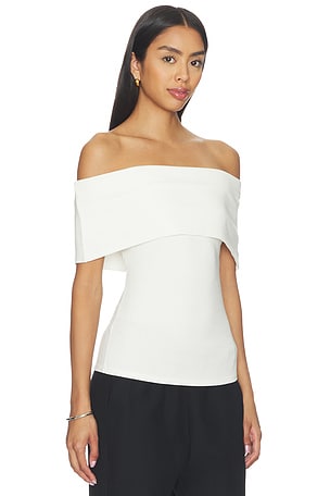 Paige blusa rosarita en color Marfil