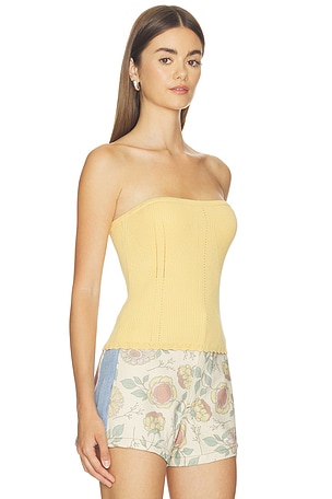 PAIGE Valentina Top in Yellow