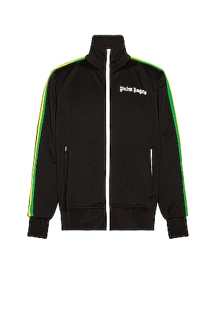 Exodus Palm Angels Black And Green Track Jacket Palm Angels Palm