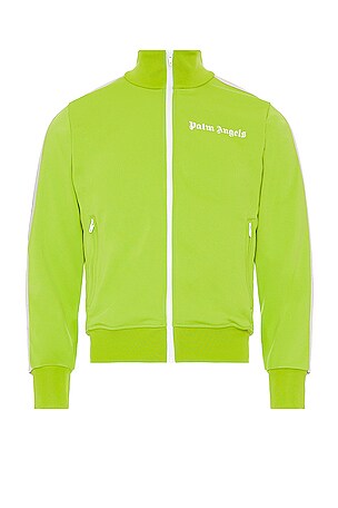 Lime green track jacket best sale