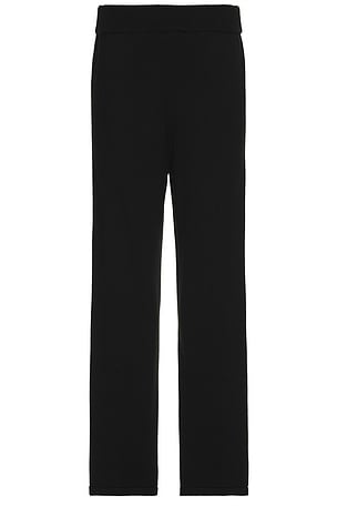 Palm Angels Palms Knit Pants in Black