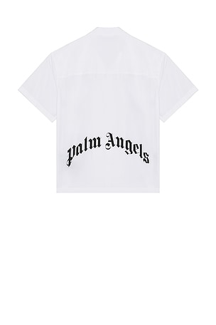 Curved Logo Classic Shirt Palm Angels