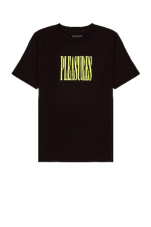 【PLEASURES】 MASTER T-SHIRT Black Pleasures Strain Logo T-Shirt in Black | REVOLVE