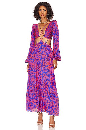 Pua Long Sleeve Beach Dress PatBO