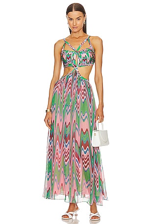 Wave Maxi Dress PatBO