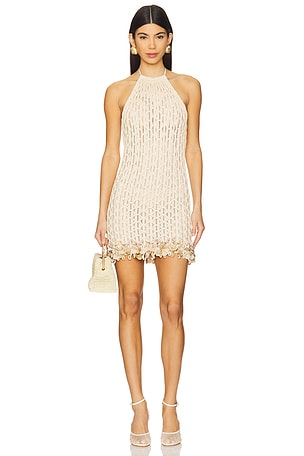 x Camila Coelho Mesh Mini Dress PatBO