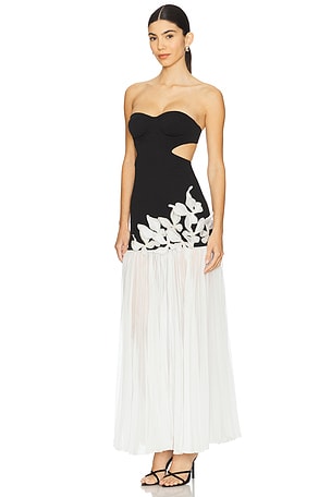 PatBO Maxi Dress in Black,White
