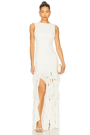Gavea Mesh Maxi Dress PatBO