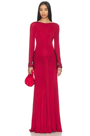 Intensity Jersey Long Sleeve Gown PatBO