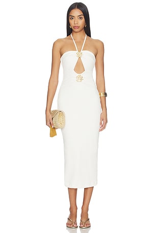 Luna Knit Midi Dress PatBO