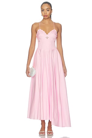 Tricoline Lotus Maxi Dress PatBO