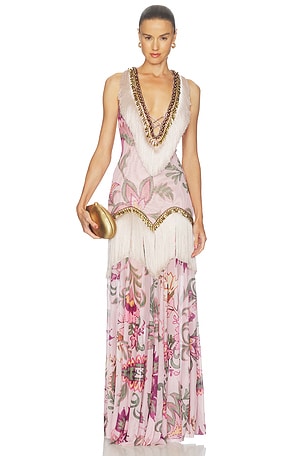 Boho Fringe Gown PatBO