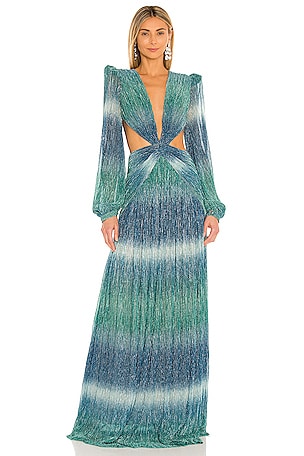 princess polly baby blue dress Every seam flutters with the delicacy of butterfly wings—This is the Sunset Maxi  Dress. Available at PatBO.com main image 1