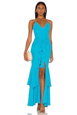 PatBO Bo Maxi Dress in Bright Turquoise | REVOLVE
