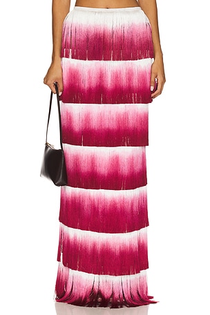 Fringe Maxi Skirt PatBO
