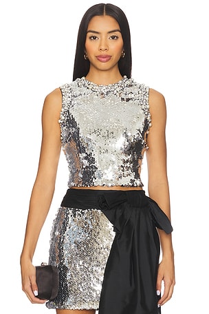 Moonlight Sequin Top PatBO