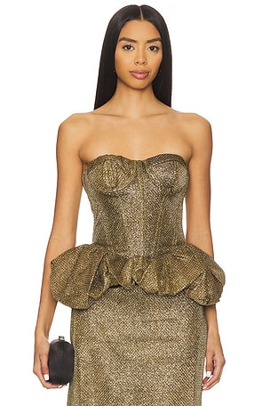 Weave Peplum Top PatBO