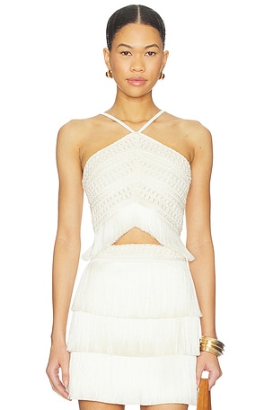 Amethyst Fringe Top PatBO