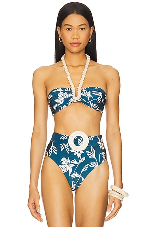 Artichoke Halterneck Bikini Top PatBO