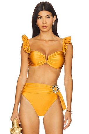 Lagoa Lycra Flutter Bikini Top PatBO