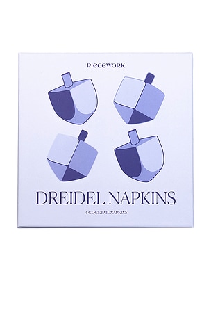 Piecework Dreidel Cocktail Napkins in Beauty: NA