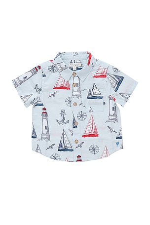 Boys Jack Shirt Pink Chicken