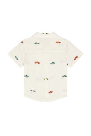 Pink Chicken Boys Jack Shirt in White
