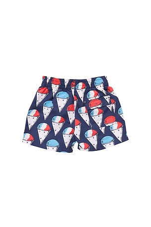 Pink Chicken Boys Swim Trunk in Navy. Size 4. Also